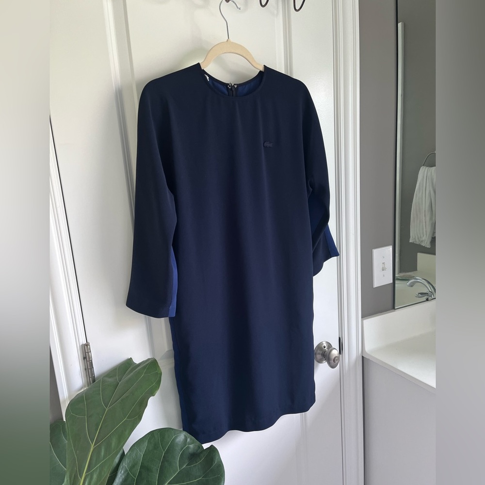 Lacoste blue dress 34